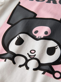 NAME IT T-shirt Kuromi Akisa Box Cloud Dancer